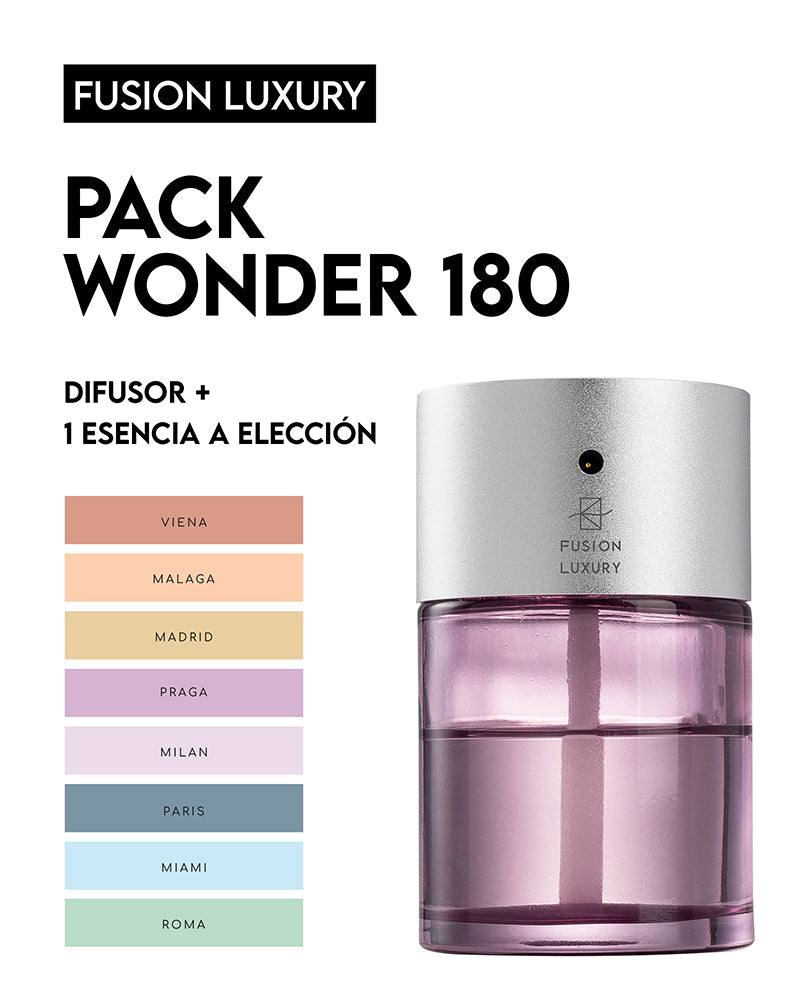 Pack Wonder 180 rosa + 1 esencia a elección